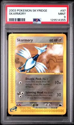 PSA 9 SKARMORY 97 SKYRIDGE POKEMON MINT - Image 1