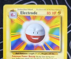 Electrode 21/102 Base Set Pokemon Tcg Card Vintage Wotc Near Mint - Image 2