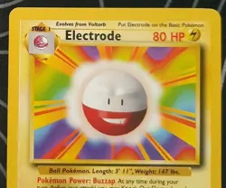 Electrode 21/102 Base Set Pokemon Tcg Card Vintage Wotc Lightly Played - Image 2