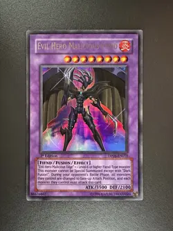 Evil Hero Malicious Fiend DP06-EN013 Ultra Rare 1st Edition VLP/LP YuGiOh - Image 1