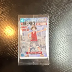 One Piece CCG Monkey D. Luffy US Voyage Promo Character Card 2023 - Image 1