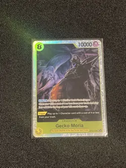 ONE PIECE TCG Gecko Moria SR Super Rare OP14-104 The Azure Sea's Seven English - Image 1