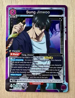 Solo Leveling Union Arena Sung Jinwoo (SR) UE17BT / SLG-1-021 - Image 1