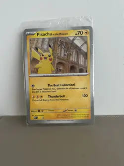 Pikachu At The Museum OVERSIZED Promo Card - Natural History Museum - SEALED ✅ - Image 1