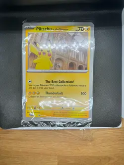 Pikachu At The Museum OVERSIZED Promo Card - Natural History Museum - SEALED ✅ - Image 1