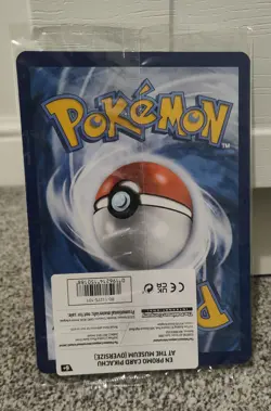 Pikachu At The Museum OVERSIZED Promo Card - Natural History Museum - SEALED ✅ - Image 2