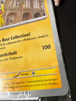 Pikachu at the Museum Jumbo Sealed Promo Pokemon Card Oversized Natural History - Image 2