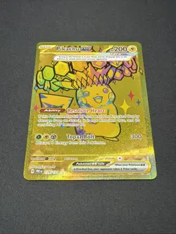 Pokemon TCG Pikachu EX Hyper Rare Card 179/131 Prismatic Evolutions - Image 1