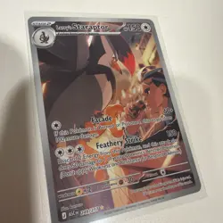 Larry's Staraptor 249/217 Sv: Scarlet & Violet Full Art Rare Pokemon Card TCG NM - Image 1