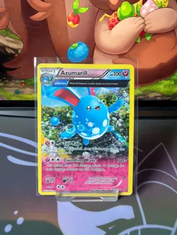 Azumarill Holo - 104/160 - XY Primal Clash - Pokemon MP TCG Card Rare - Image 1