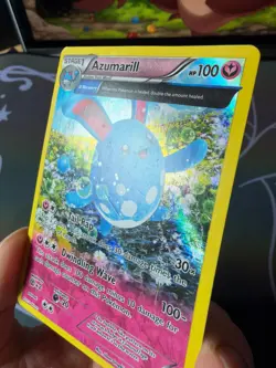 Azumarill Holo - 104/160 - XY Primal Clash - Pokemon MP TCG Card Rare - Image 4