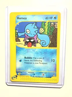 HORSEA - 84/147 - Aquapolis - Common - Pokemon Card - NM - Image 1
