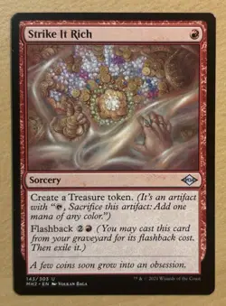 MTG Strike It Rich Card, Modern Horizons 2 - Image 1