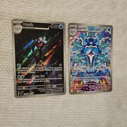 Pokemon Palafin 2 Full Art Holo Cards Paldea Evolved Lot - English Water Type - Image 2