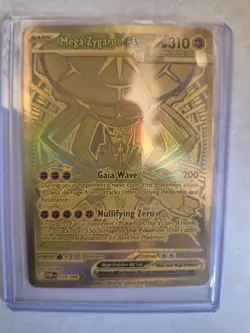 Pokemon Mega Zygarde EX Full Art Foil Card 124/088- GOLD - Perfect Order English - Image 1