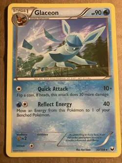 Glaceon Pokemon Card Dark Explorers 30/108 LP - Image 1