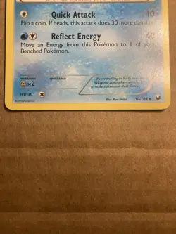 Glaceon Pokemon Card Dark Explorers 30/108 LP - Image 4