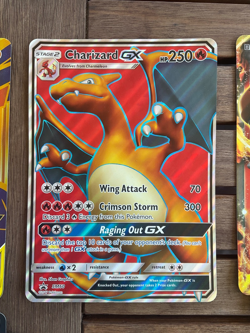 Pokemon TCG JUMBO Lot 40 Cards & 4 Binder Charizard GX EX Snorlax GX and More !! - Image 1