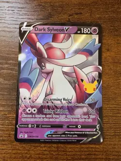 Dark Sylveon V SWSH134 Black Star Ultra Rare Promo 25th Pokemon Card NM/M - Image 1