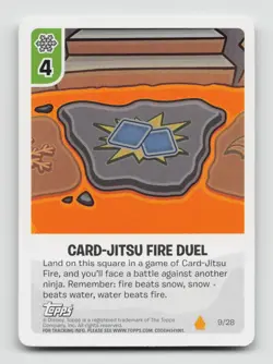 Club Penguin - Card-Jitsu Fire Duel 9/28 Topps Disney - Image 1