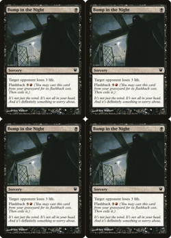 4x MTG 2011 BUMP IN THE NIGHT - SORCERY - MAGIC CARD x4 copies - Image 1