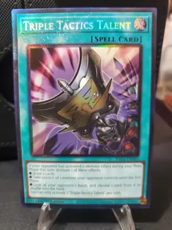 Triple Tactics Talent Prismatic Collector's Rare (PCR) RA01-EN063 Yugioh Card - Image 2
