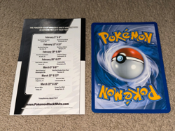 Pokemon TCG - Zorua and Celebi Promo Jumbo Card with tour book - Image 2