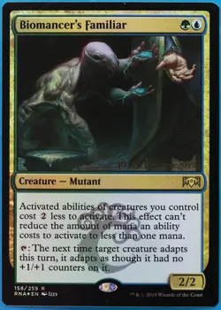 Biomancer's Familiar (Prerelease) FOIL Ravnica Allegiance Promos NM (513448) - Image 1