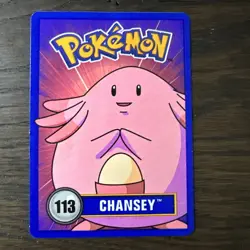 Topps Nintendo Promo Card #113 Chansey Pokemon - Non-Holo - 13738 - Image 1