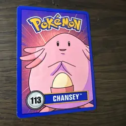 Topps Nintendo Promo Card #113 Chansey Pokemon - Non-Holo - 13738 - Image 3