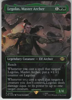 MTG TCG Legolas, Master Archer (Borderless) R The Lord of the Rings 435 - Image 1