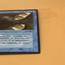 MTG Dandan Arabian Nights 1993 Vintage Magic The Gathering Blue Creature - Image 3