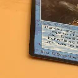 MTG Dandan Arabian Nights 1993 Vintage Magic The Gathering Blue Creature - Image 5