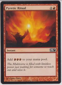 MTG Pyretic Ritual 2011 (M11) Non Foil - Image 1