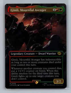 Tales of Middle-earth #436 Gimli, Mournful Avenger (Borderless) - Image 1