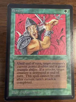 MTG: Magic The Gathering Berserk Beta NM - Image 1