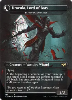 Dracula, Lord of Blood - Voldaren Bloodcaster #338 NM Crimson Vow VOW Magic MTG - Image 2