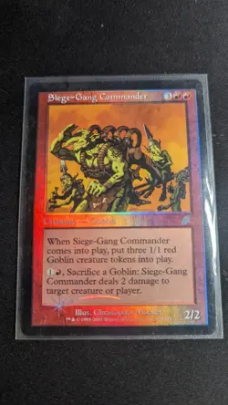 Siege-Gang Commander - Scourge (SCG) Foil - LP - Image 1
