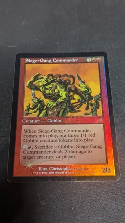 Siege-Gang Commander - Scourge (SCG) Foil - LP - Image 2
