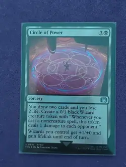 Circle of Power Surge Foil 583 U MTG Final Fantasy FIC NM - Image 1