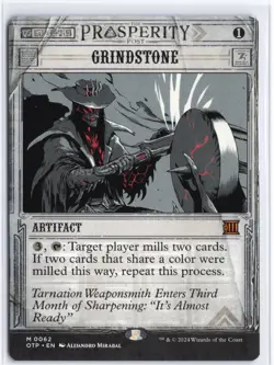 Grindstone M Outlaws of Thunder Junction: Breaking News 62 NM - Image 1