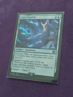 Sage's Nouliths (Surge Foil) 582 NM Normal C MTG FINAL FANTASY - Image 2