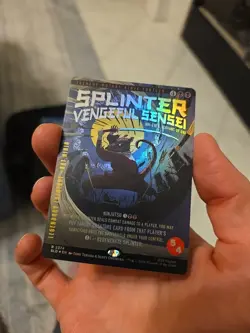 MTG SECRET LAIR X TEENAGE MUTANT NINJA TURTLES Foil Ink-Eyes Servant of Oni - Image 1