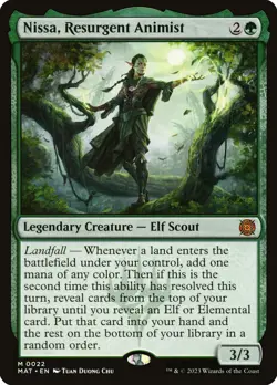 Nissa, Resurgent Animist [March of the Machine: The Aftermath] Magic MTG NM - Image 1