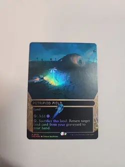 Petrified Field (0032) Edge of Eternities: Stellar Sights Borderless Foil Mythic - Image 2