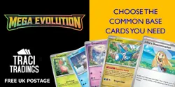 POKEMON MEGA EVOLUTION - COMMON / REGULAR CARDS - PACKET FRESH - NO HOLO'S - Image 1