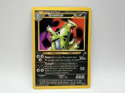 Pokemon Tyranitar Neo Discovery 31/75 Unlimited Edition Regular Card MP - Image 1