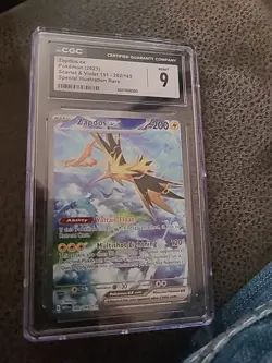 Pokemon Zapdos EX Holo Card 202/165 Scarlet & Violet 151 Series - Image 1