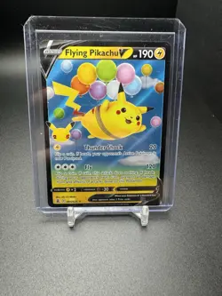 LP Pokemon Card Flying Pikachu V 006/025 Celebrations Holo - Image 1