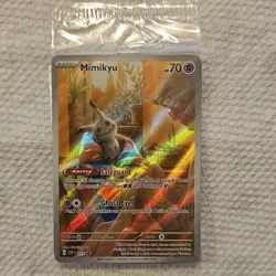 Pokemon Mimikyu SVP 073 Promo Full Art Holo 2024 70 HP Basic English - Image 1